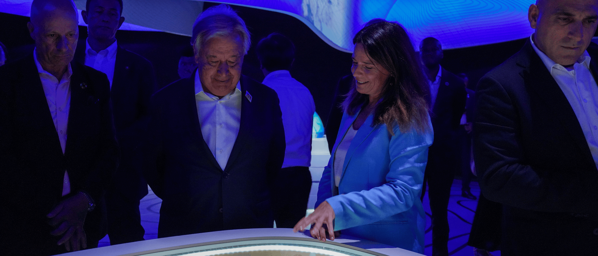 António Guterres visita Pavilhão de Portugal