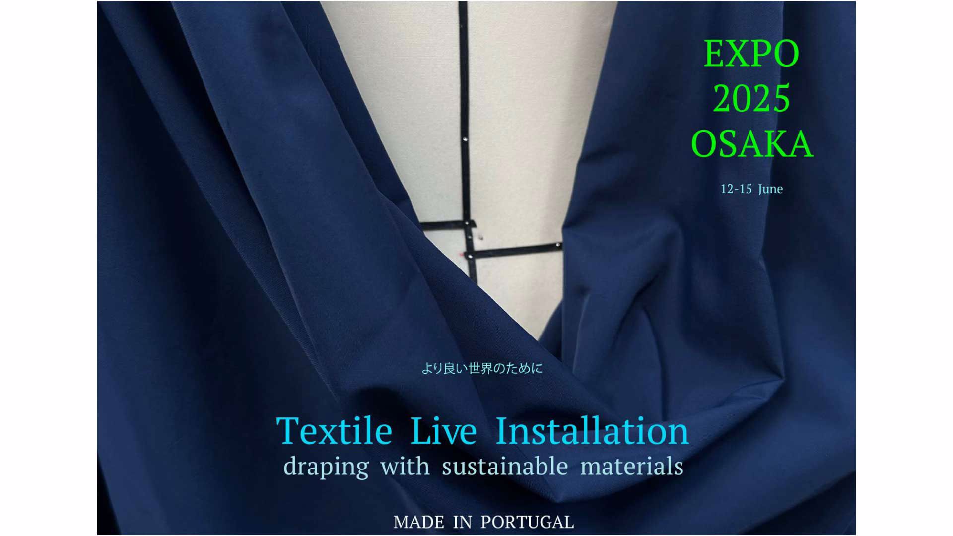 ATP com instalação “Textile live” na Expo Osaka