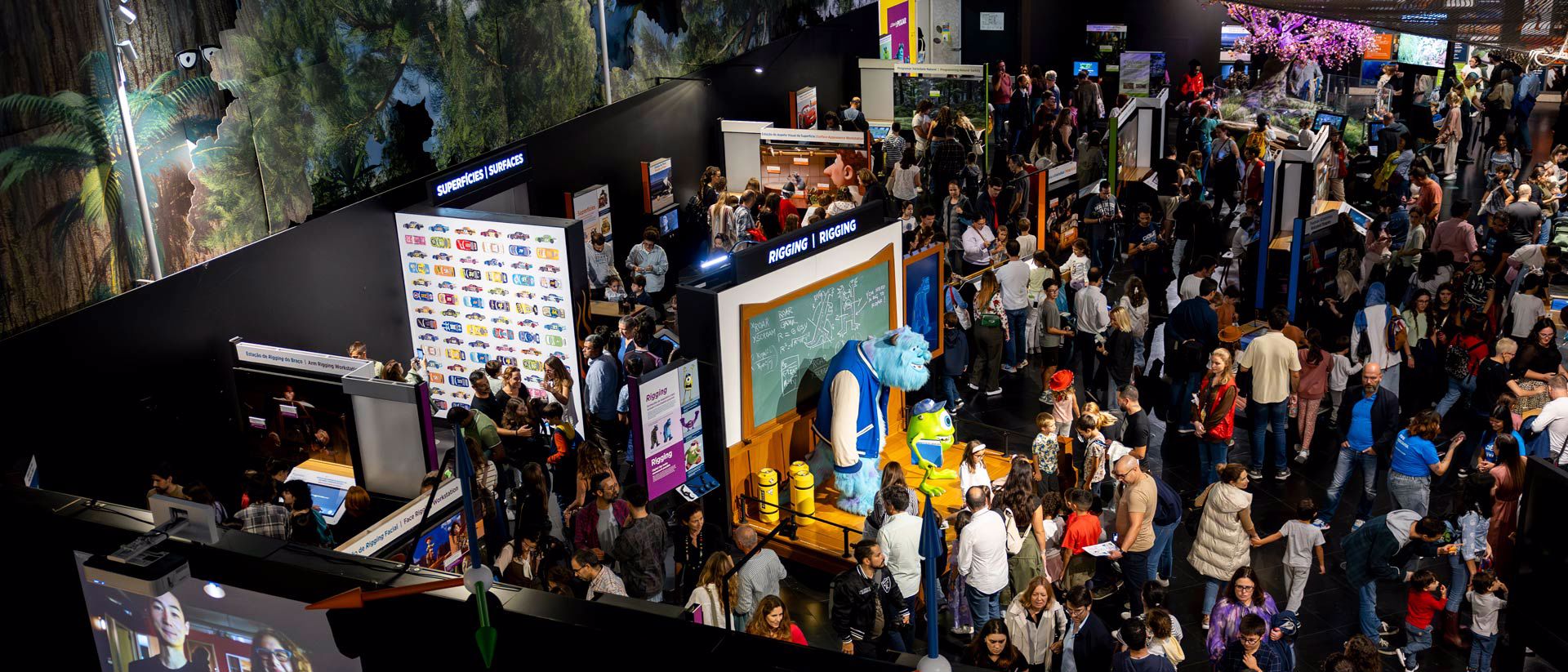Exposição “A Ciência da Pixar”